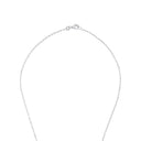 AMOR Collier Damen, 925 Silber rhodiniert, Zirkonia weiß, Verschluss