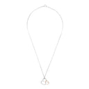 AMOR women's necklace, two-tone 925 sterling silver (silver and rose gold-plated), view 3