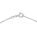 AMOR women's necklace, two-tone 925 sterling silver (silver and rose gold-plated), clasp