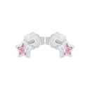 PRINZESSIN LILLIFEE girls' star stud earrings in 925 sterling silver