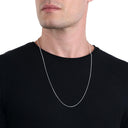 AMOR Halskette Unisex, 925 Silber rhodiniert, Ansicht 3