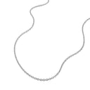 AMOR unisex necklace, rhodium-plated 925 sterling silver, view 5