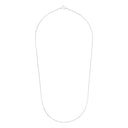 AMOR unisex necklace, rhodium-plated 925 sterling silver, view 4