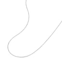 AMOR unisex necklace, rhodium-plated 925 sterling silver, view 5