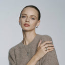 KILIAN KERNER unisex hoop earrings in stainless steel