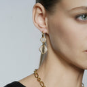 KILIAN KERNER unisex hoop earrings in stainless steel