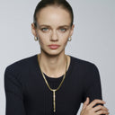 KILIAN KERNER unisex snake chain necklace in stainless steel