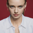 KILIAN KERNER unisex hoop earrings in stainless steel