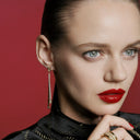 KILIAN KERNER unisex drop earrings in stainless steel