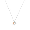 AMOR Halskette Damen, 925 Silber silber / rosévergoldet (bicolor), Motiv Taube/Herz, Zirkonia weiß, Hauptbild