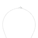 AMOR Halskette Damen, 925 Silber silber / rosévergoldet (bicolor), Motiv Taube/Herz, Zirkonia weiß, Verschluss