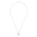 AMOR women's necklace, rhodium-plated 925 sterling silver, view 3