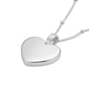 AMOR women's necklace, rhodium-plated 925 sterling silver, view 5