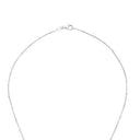 AMOR women's necklace, rhodium-plated 925 sterling silver, clasp