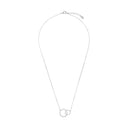 AMOR Halskette Damen, 925 Silber rhodiniert, Zirkonia weiß, Ansicht 3