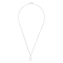 AMOR women's necklace, rhodium-plated 925 sterling silver, view 3