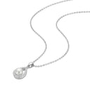 AMOR women's necklace, rhodium-plated 925 sterling silver, view 4