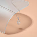 AMOR women's necklace, rhodium-plated 925 sterling silver, view 7