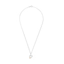AMOR Halskette Damen, 925 Silber silber / rosévergoldet (bicolor), Motiv Stern, Zirkonia weiß, Ansicht 3