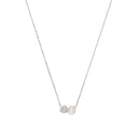 AMOR Halskette Damen, 925 Silber rhodiniert, Motiv Herz, Zirkonia weiß, Hauptbild