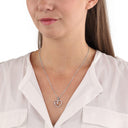 AMOR Halskette Damen, 925 Silber silber / rosévergoldet (bicolor), Motiv Herz, Zirkonia weiß, Ansicht 2