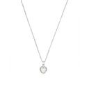 AMOR Halskette Damen, 925 Silber rhodiniert, Motiv Herz, Zirkonia weiß, Hauptbild