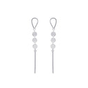AMOR Ohrring (Ohrhänger) Damen, 925 Silber rhodiniert, Ansicht 3