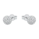 AMOR Ohrring (Ohrstecker) Damen, 925 Silber rhodiniert, Zirkonia weiß, Ansicht 4