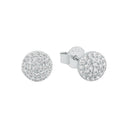 AMOR Ohrring (Ohrstecker) Damen, 925 Silber rhodiniert, Zirkonia weiß, Hauptbild