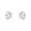 AMOR Ohrring (Ohrstecker) Damen, 925 Silber rhodiniert, Zirkonia weiß, Ansicht 3