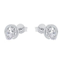 AMOR Ohrring (Ohrstecker) Damen, 925 Silber rhodiniert, Zirkonia weiß, Ansicht 4
