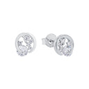 AMOR Ohrring (Ohrstecker) Damen, 925 Silber rhodiniert, Zirkonia weiß, Hauptbild