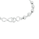 AMOR Armband Damen, 925 Silber rhodiniert, Motiv Infinity, Ansicht 3
