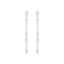AMOR Ohrring (Ohrhänger) Damen, 925 Silber rhodiniert, Ansicht 3