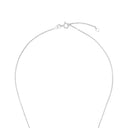 AMOR women's necklace, rhodium-plated 925 sterling silver, clasp