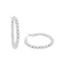 AMOR Ohrring (Creolen) Damen, 925 Silber rhodiniert, Hauptbild