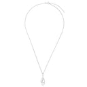AMOR women's necklace, rhodium-plated 925 sterling silver, view 3