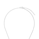 AMOR women's necklace, rhodium-plated 925 sterling silver, clasp