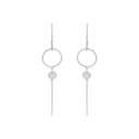 AMOR Ohrring (Ohrhänger) Damen, 925 Silber rhodiniert, Ansicht 3