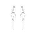 AMOR Ohrring (Ohrhänger) Damen, 925 Silber rhodiniert, Ansicht 4