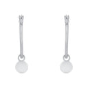 AMOR Ohrring (Creolen) Damen, 925 Silber rhodiniert, Ansicht 3