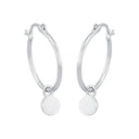 AMOR Ohrring (Creolen) Damen, 925 Silber rhodiniert, Ansicht 4