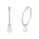 AMOR Ohrring (Creolen) Damen, 925 Silber rhodiniert, Hauptbild