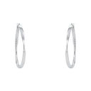 AMOR Ohrring (Creolen) Damen, 925 Silber rhodiniert, Ansicht 3