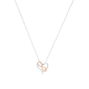 AMOR Halskette Damen, 925 Silber silber / rosévergoldet (bicolor), Motiv Herz Infinity, Hauptbild