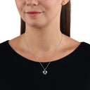 AMOR Collier Damen, 925 Silber rhodiniert, Ansicht 2