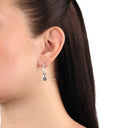 AMOR Ohrring (Creolen) Damen, 925 Silber rhodiniert, Ansicht 2