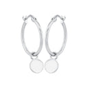 AMOR Ohrring (Creolen) Damen, 925 Silber rhodiniert, Ansicht 4