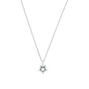 AMOR Halskette Damen, 925 Silber rhodiniert, Motiv Stern, Zirkonia weiß, Hauptbild