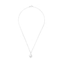 AMOR Halskette Damen, 925 Silber rhodiniert, Zirkonia weiß, Ansicht 3